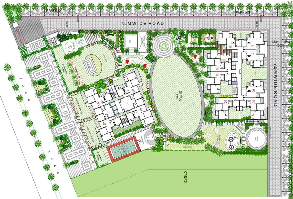 Vrinda Heritage Skyward master plan